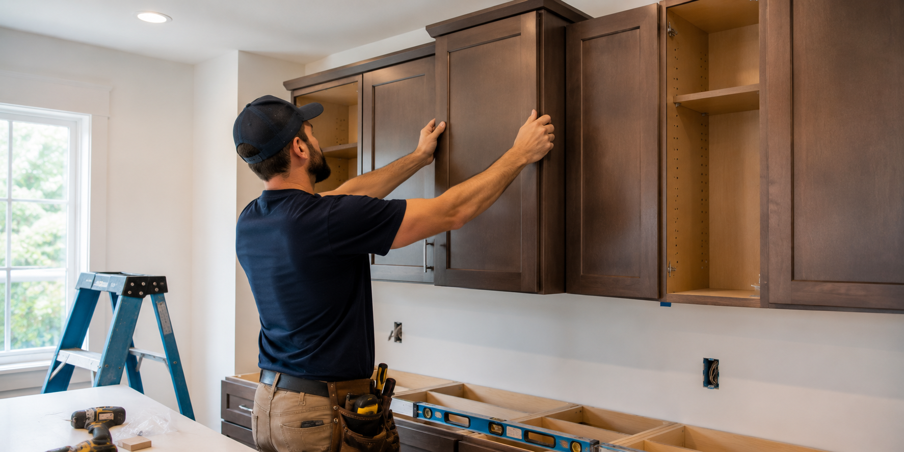 Cabinet installation services in New Port Richey, FL by C & C Home Improvements